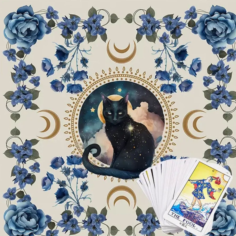 Alter cloths cat, moon, butterfly